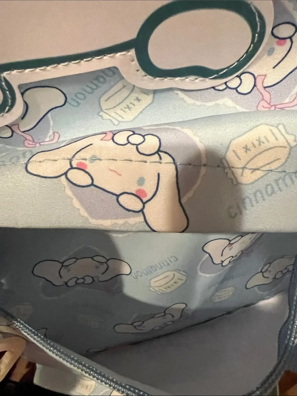Cinnamoroll Character Backpack - Light Blue with Pink Cheeks